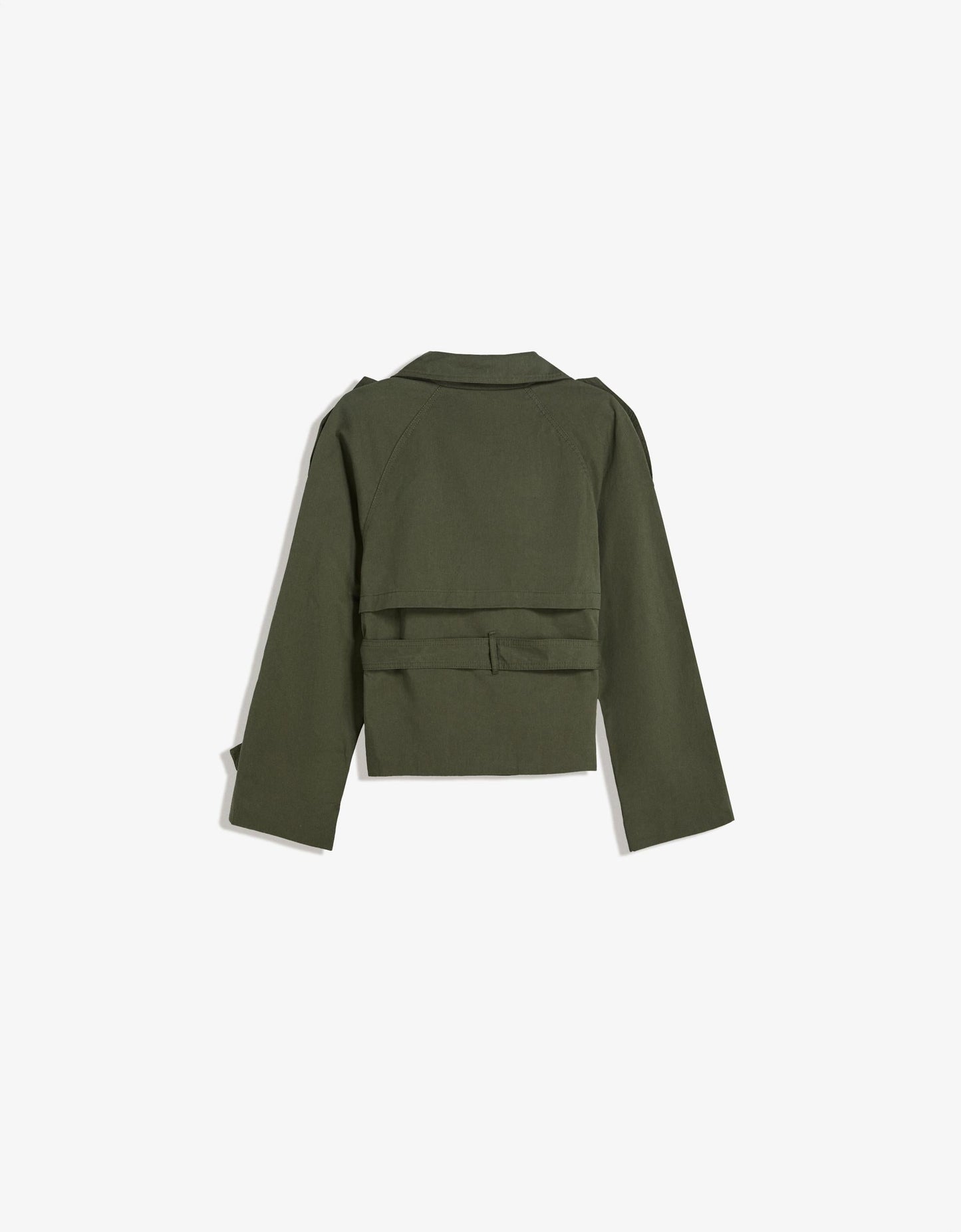 Aurelle Cropped Trench Coat