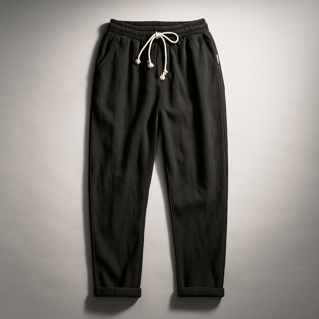 Matteo Cotton Drawstring Pants
