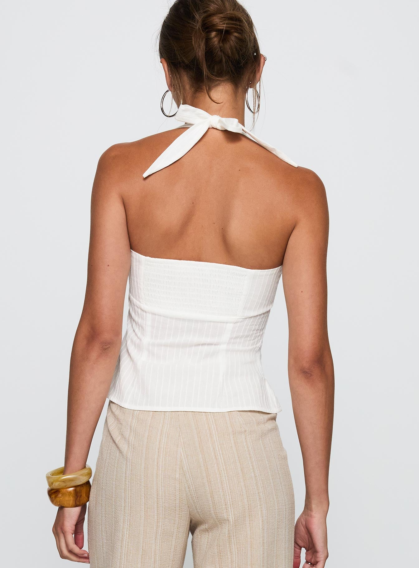 Isalina Corset Halter Top
