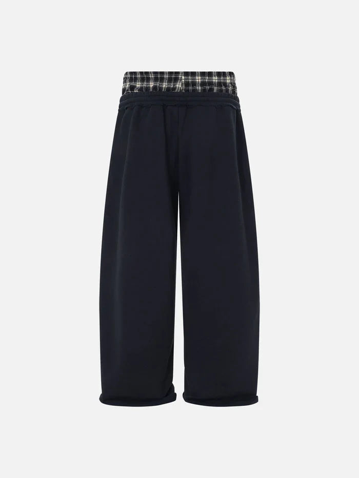 PlaidEase DoubleWaist Pants