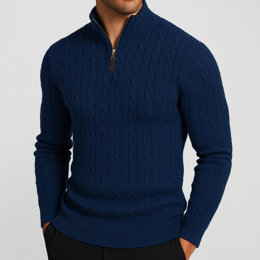 Savren Wool Quarter-Zip