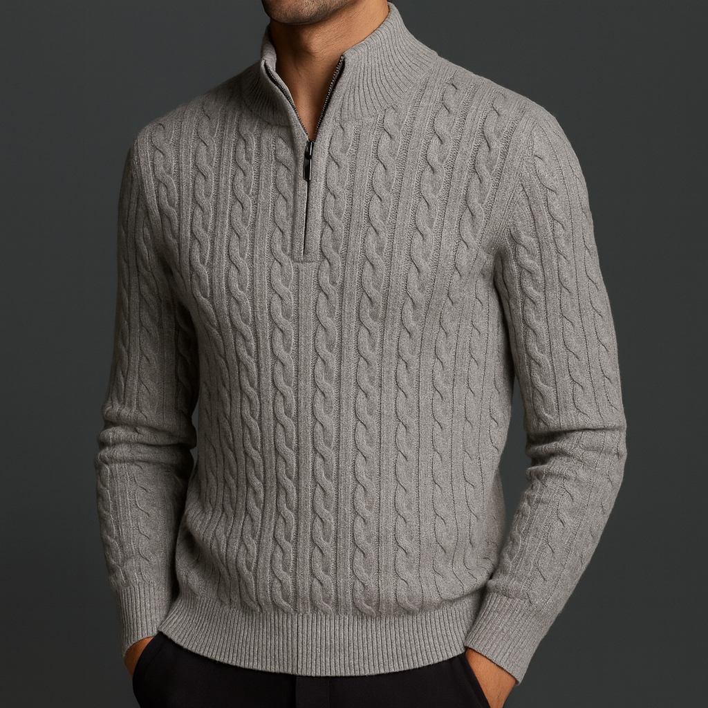 Savren Wool Quarter-Zip