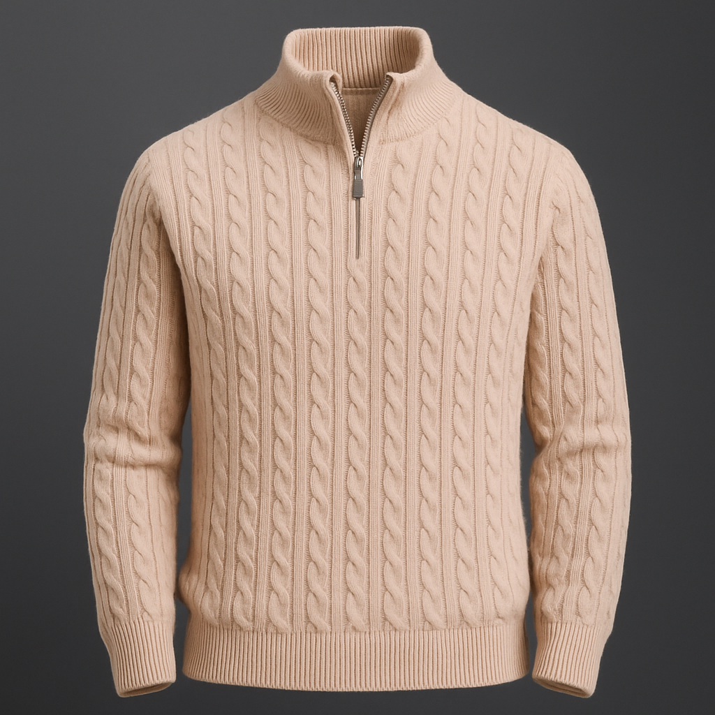 Savren Wool Quarter-Zip