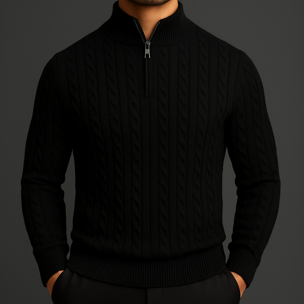 Savren Wool Quarter-Zip