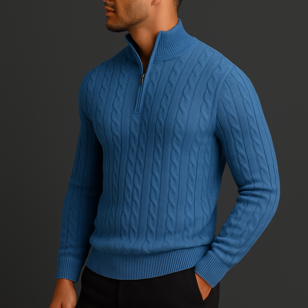 Savren Wool Quarter-Zip