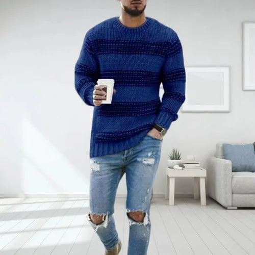 Daniel | Striped Chunky Sweater