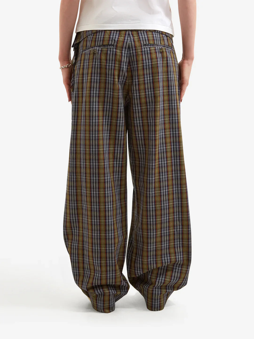 Arlo Plaid Relaxed Trousers
