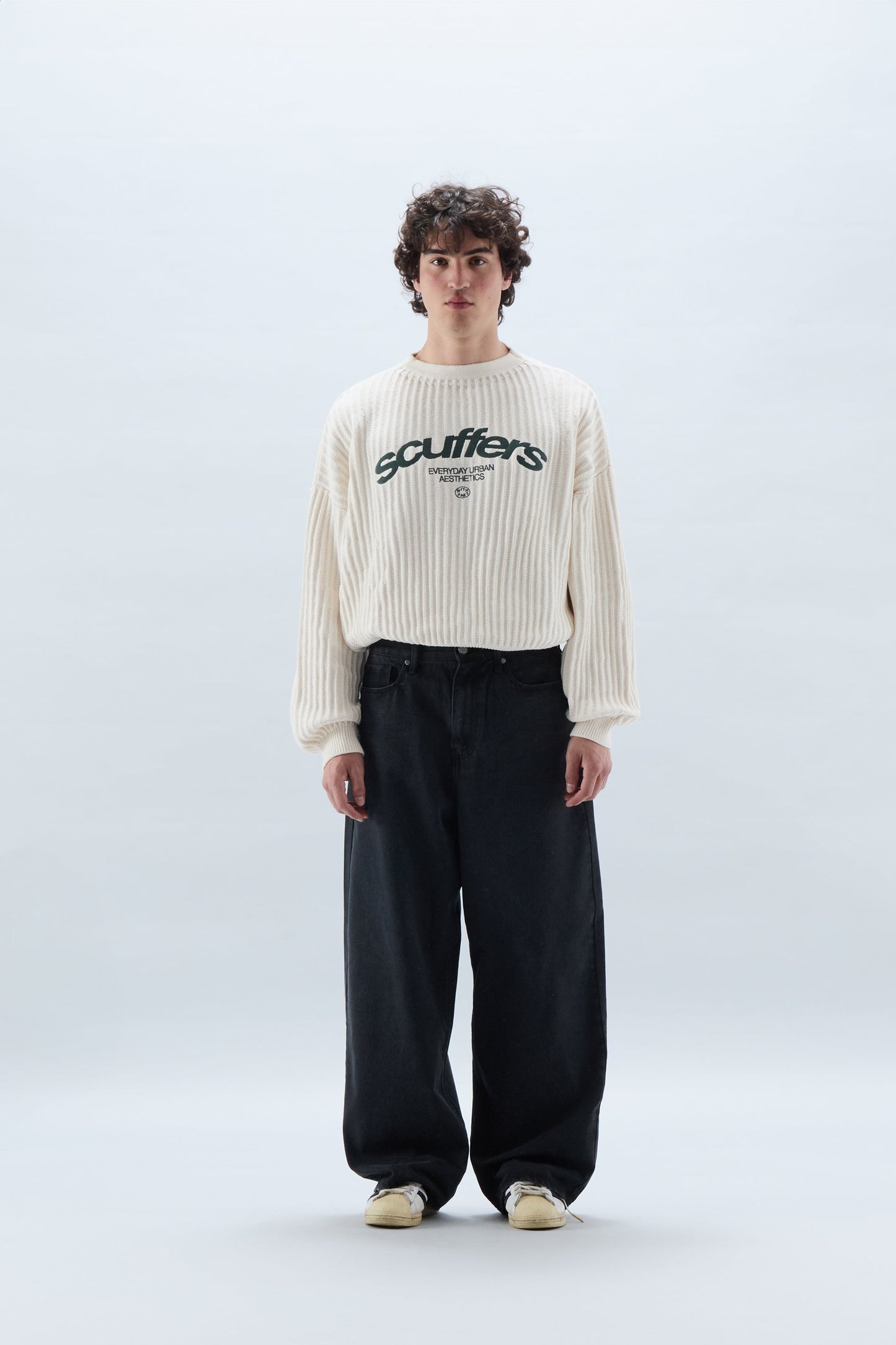 Massimo Ribbed Knit Sweater