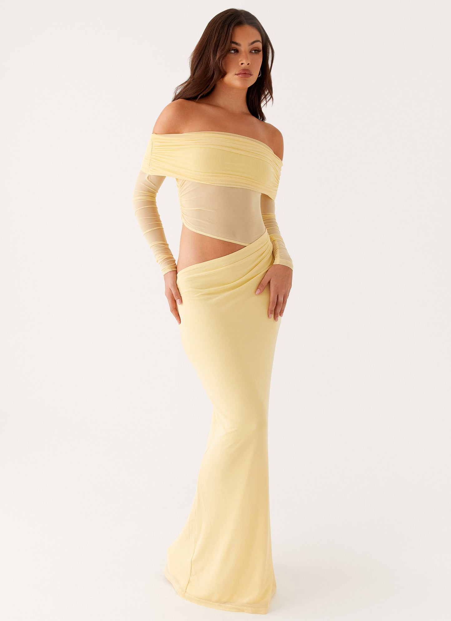 Solana Mesh Maxi Dress