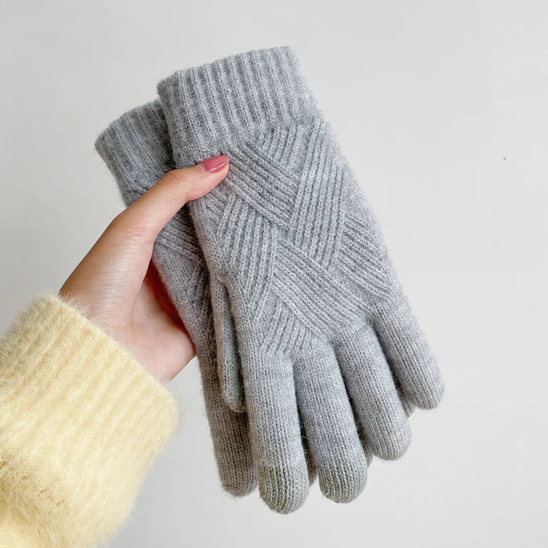 Soft Knit Winter Gloves