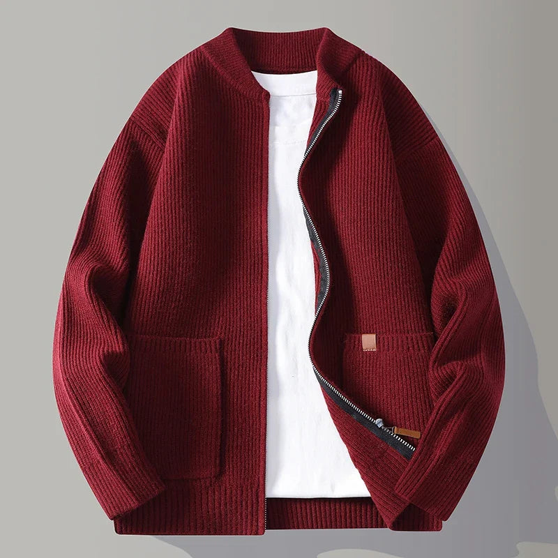 Arvane Wool Zip Sweater