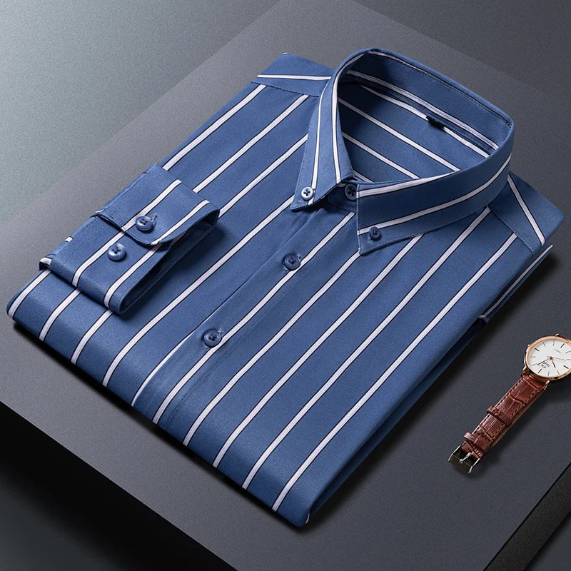 Givalli - Elegant Striped Men's Shirt