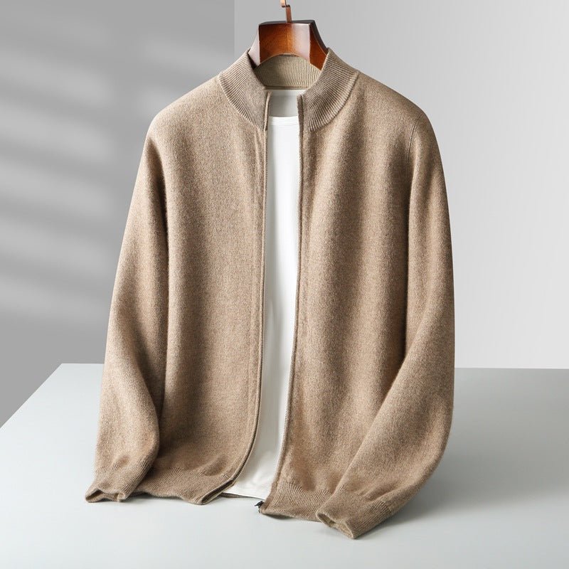 Palvani Cashmere Zip Cardigan