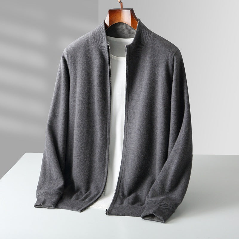 Palvani Cashmere Zip Cardigan