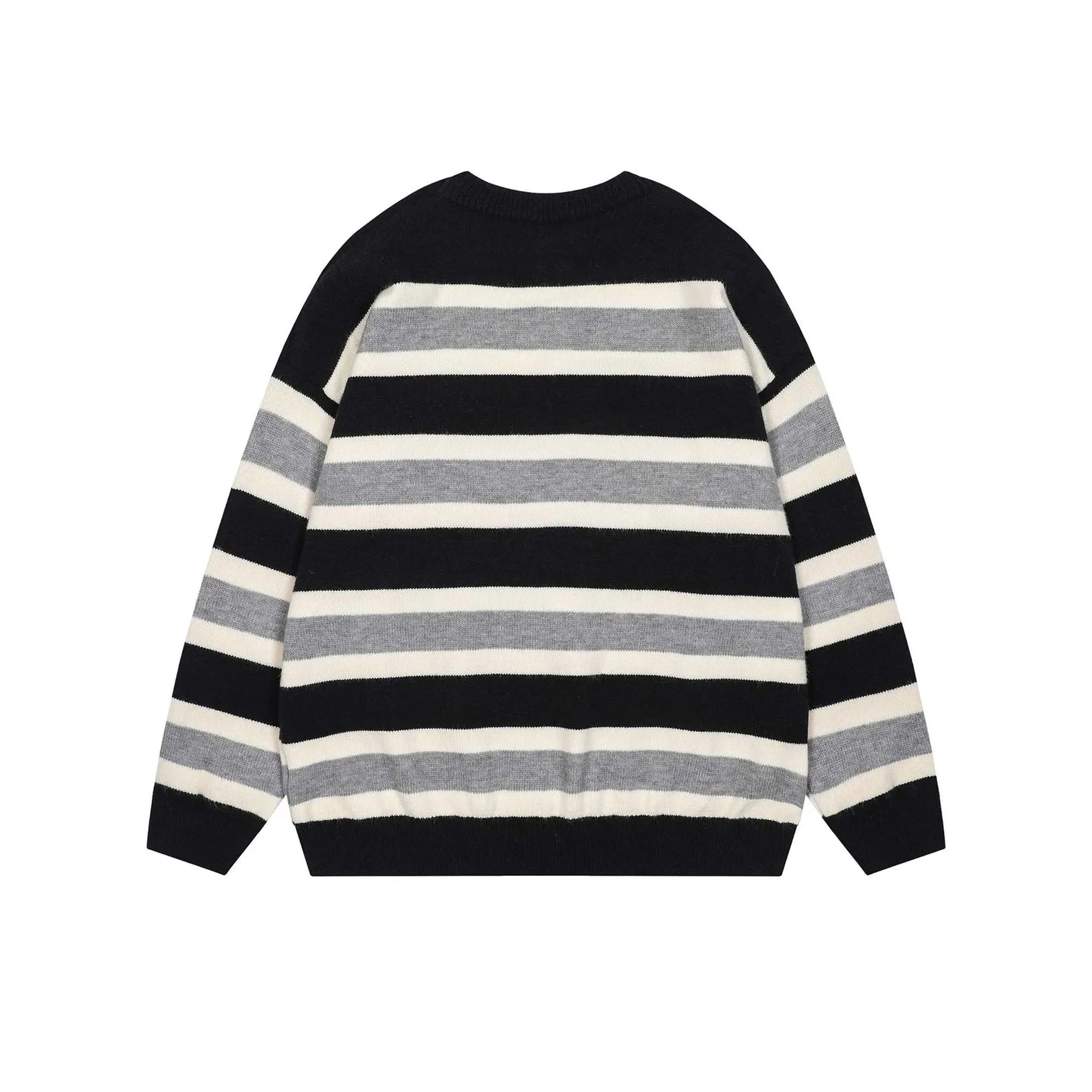 Midnight Cat Stripe Sweater