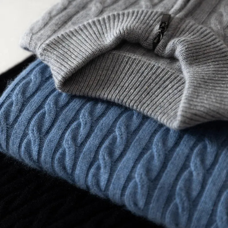 Savren Wool Quarter-Zip