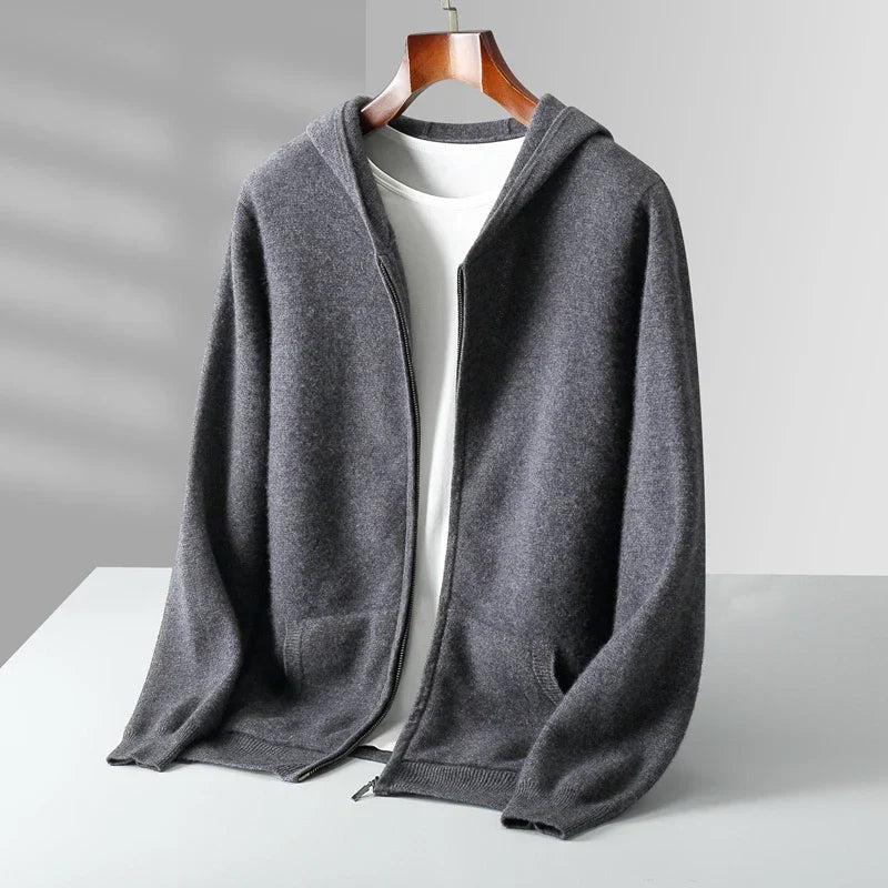 Cavani Cashmere Zip Hoodie