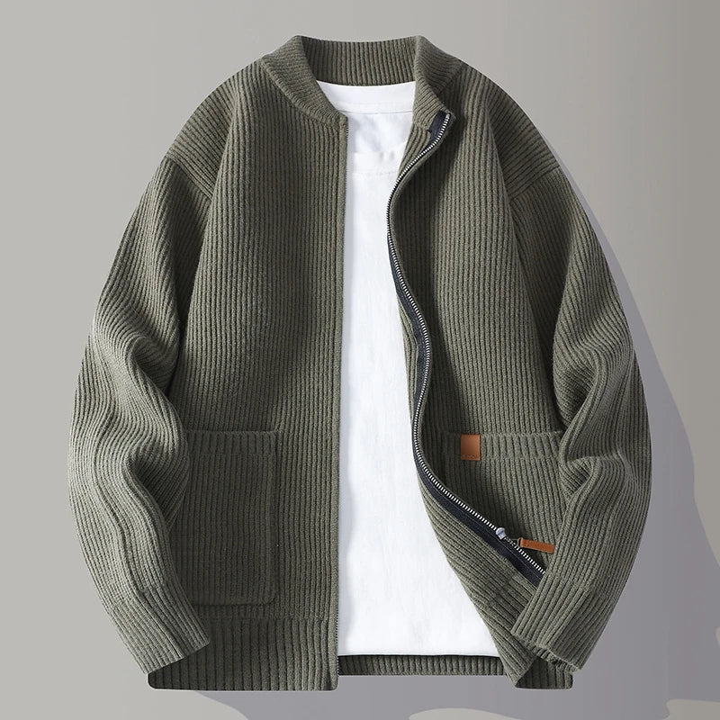 Arvane Wool Zip Sweater