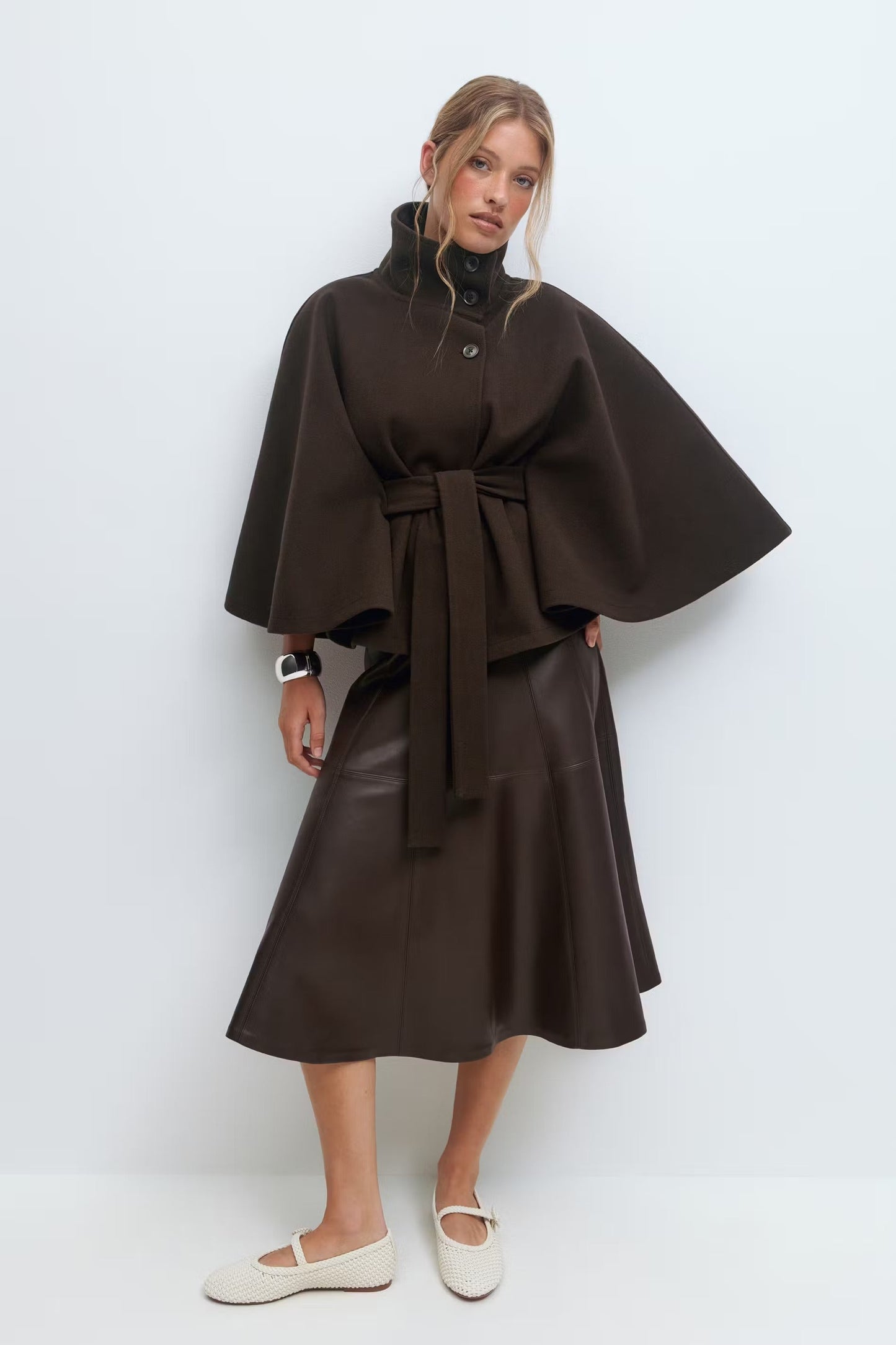 Aurelle Cape Coat