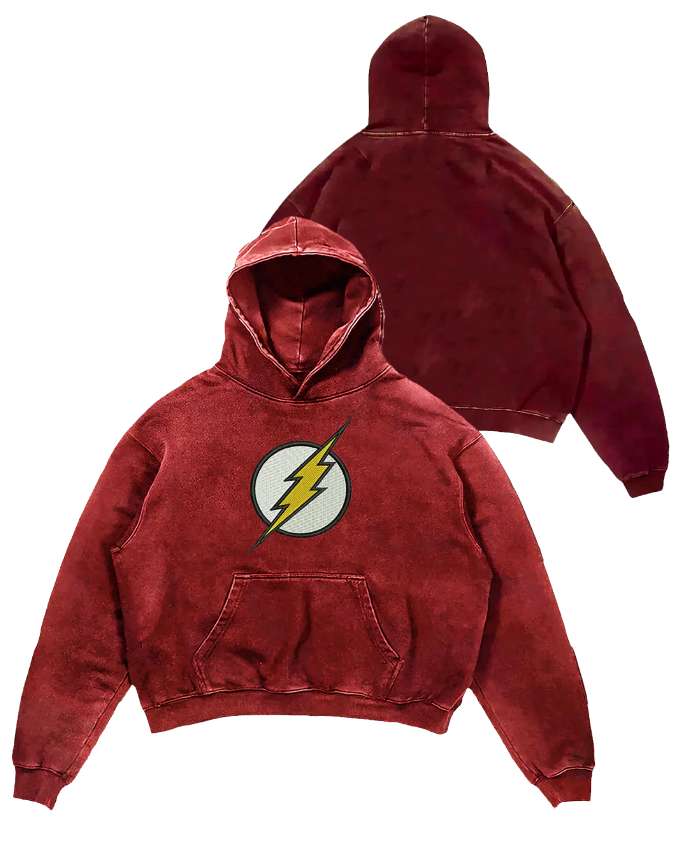Noir Hero Embroidered Hoodie