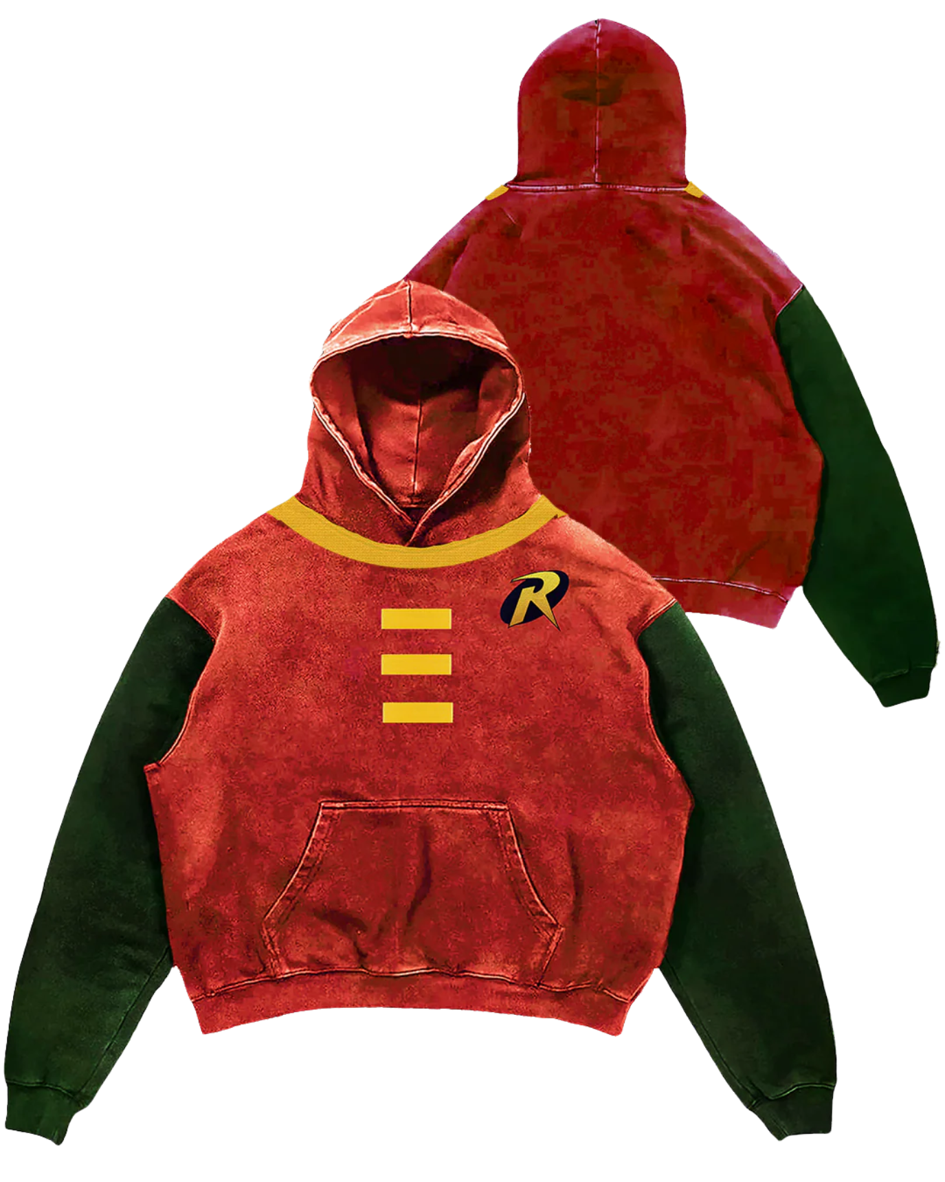 Noir Hero Embroidered Hoodie