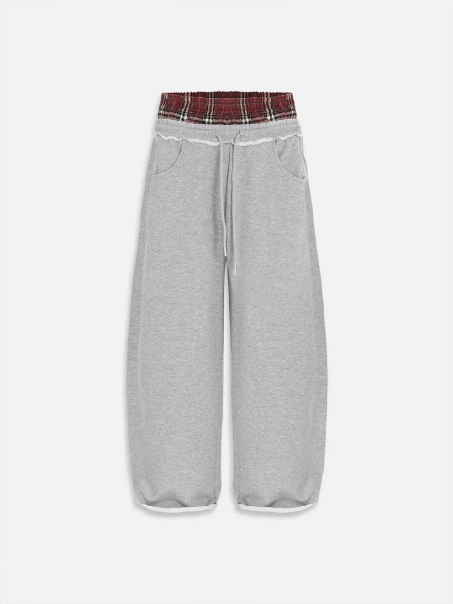PlaidEase DoubleWaist Pants