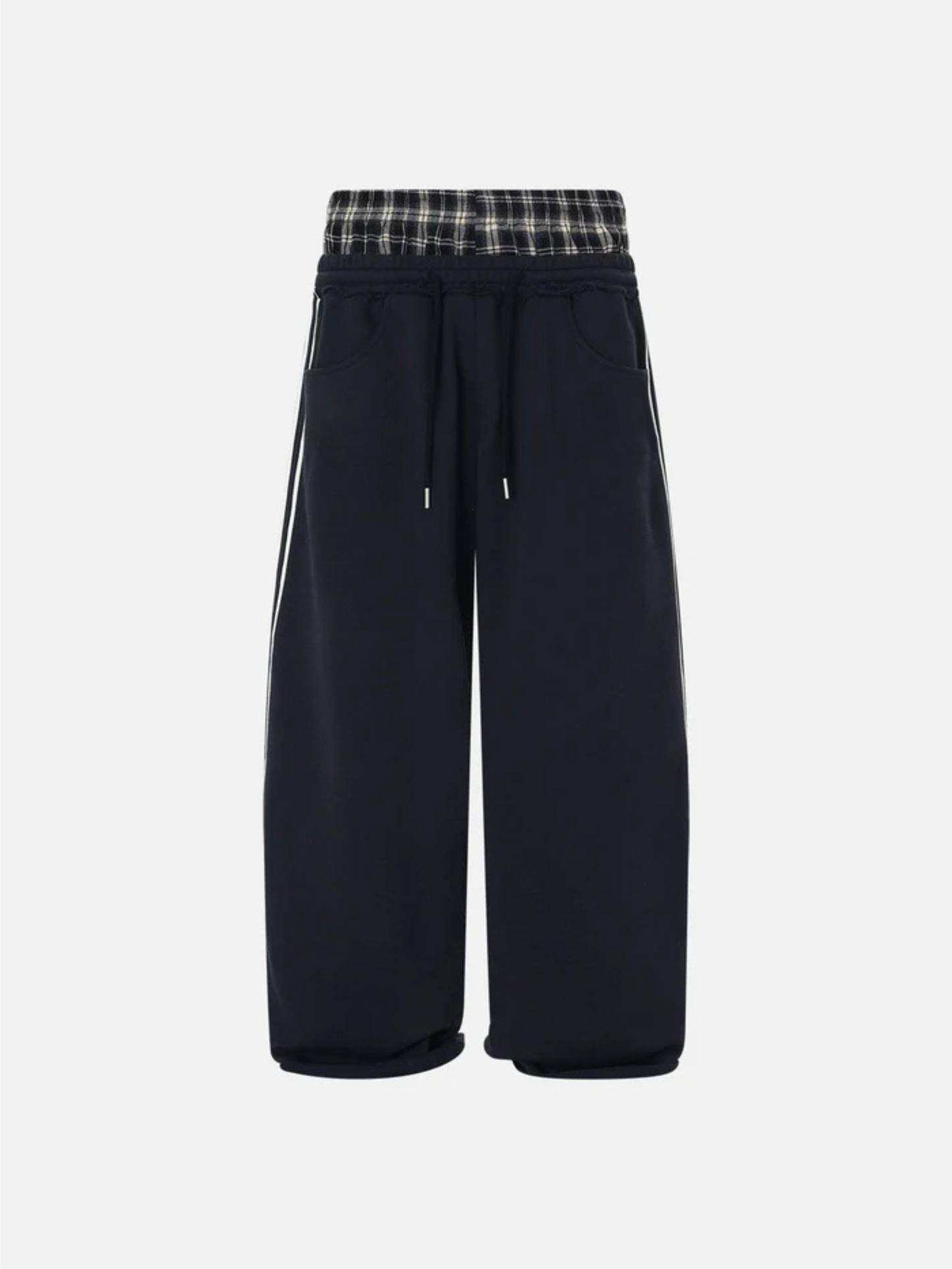 PlaidEase DoubleWaist Pants