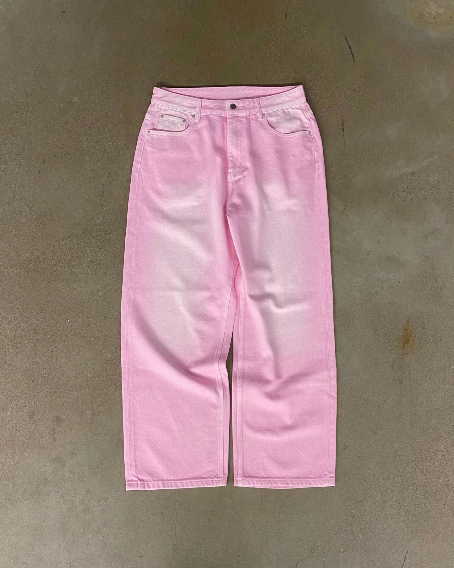 Blush Wave Denim Pants
