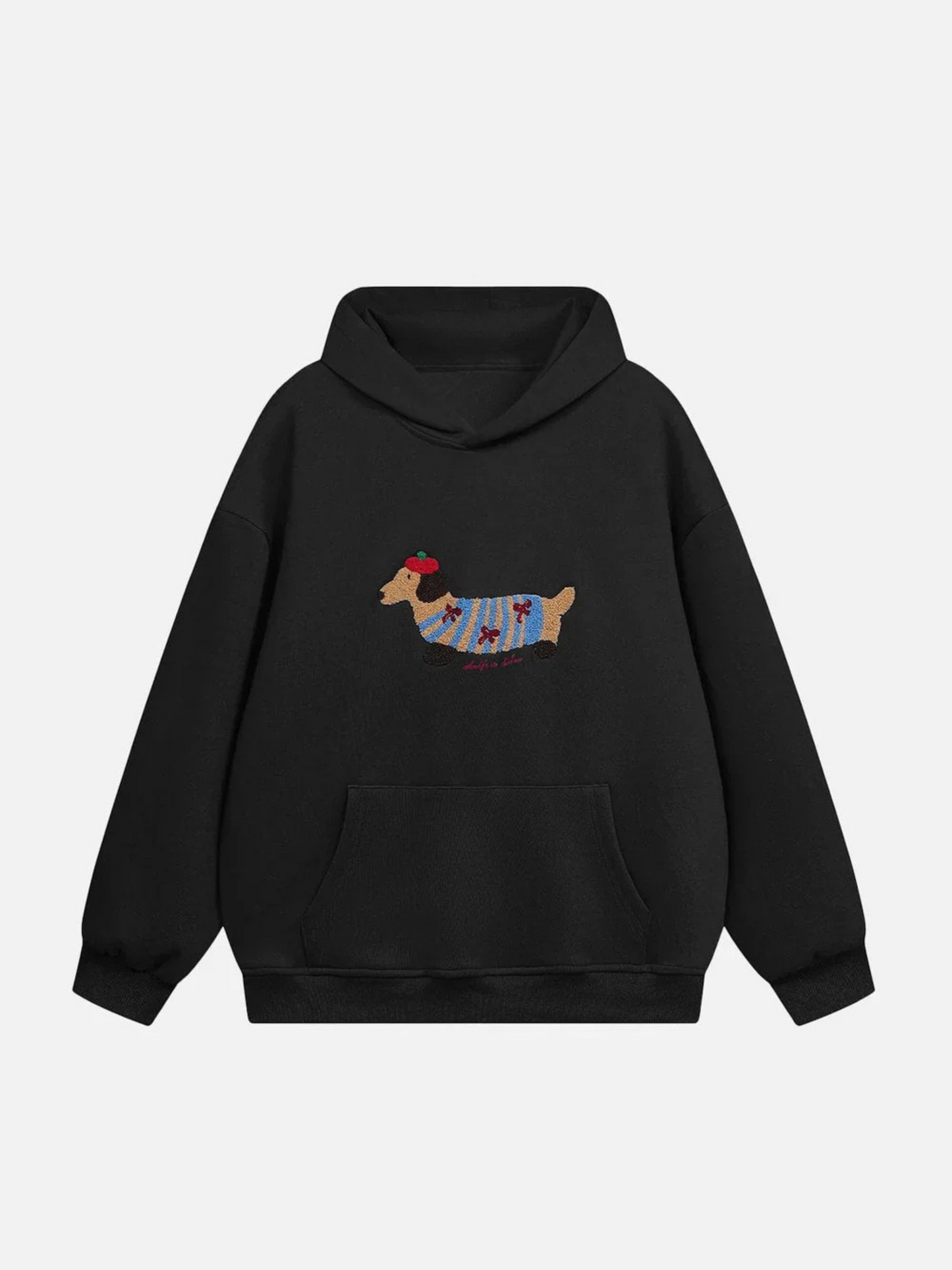 Dachshund Knit Hoodie