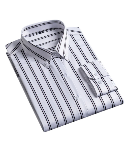 Givalli - Elegant Striped Men's Shirt