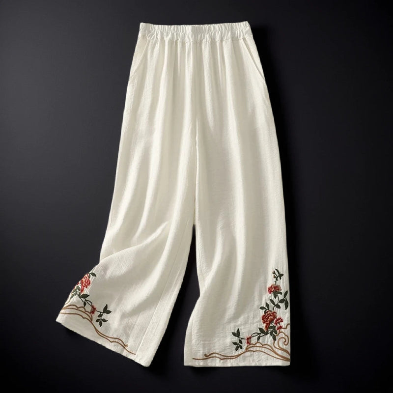 HemBlossom Linen Pants