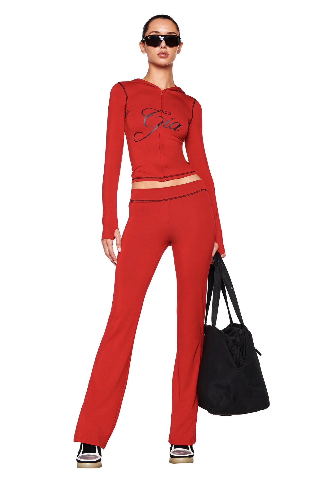 Contrast Stitch Trackpants