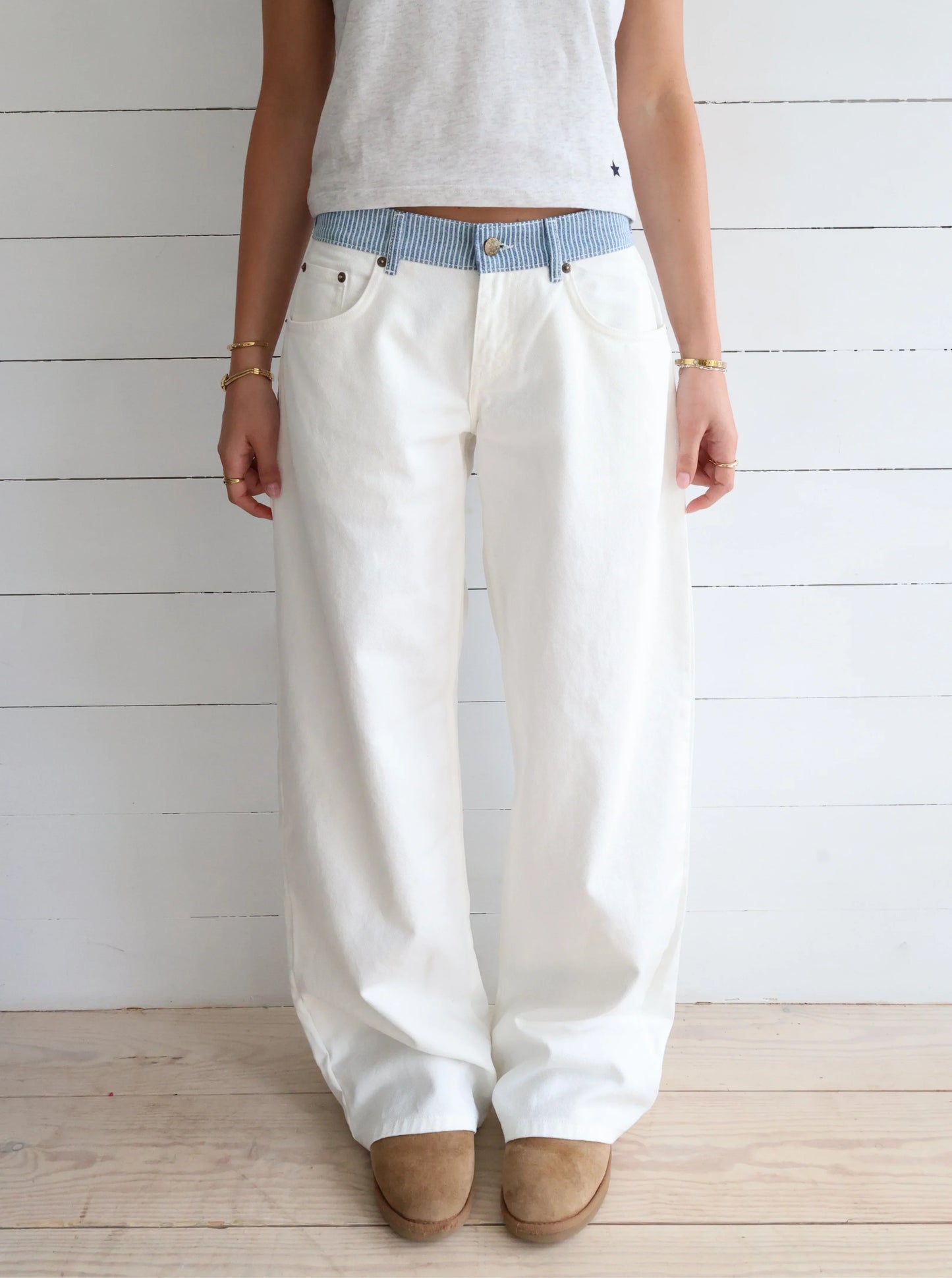 Coastline Pinstripe Jeans