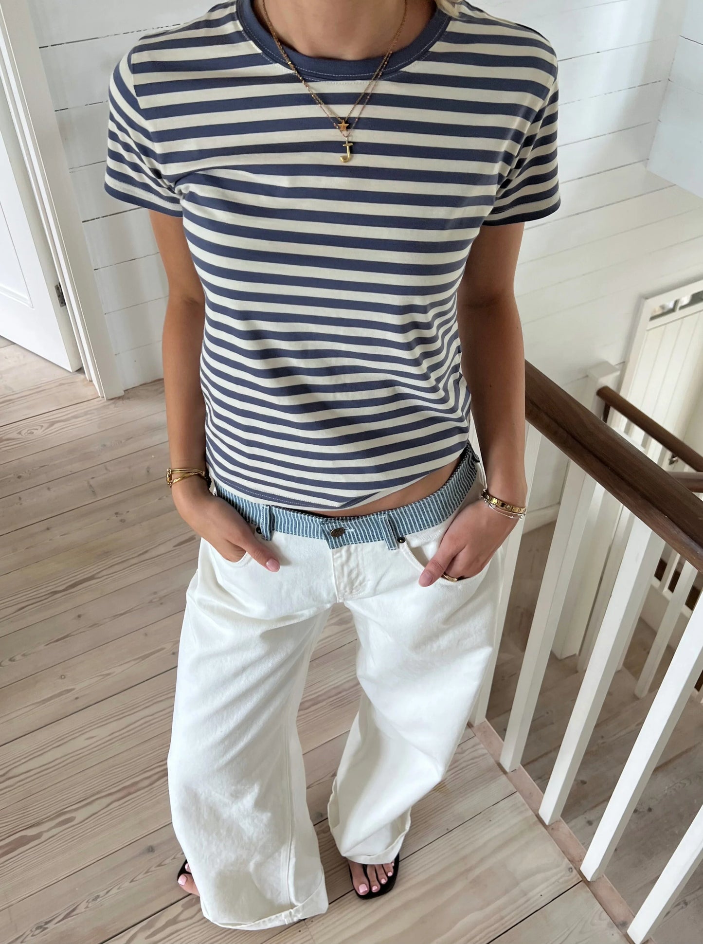 Coastline Pinstripe Jeans