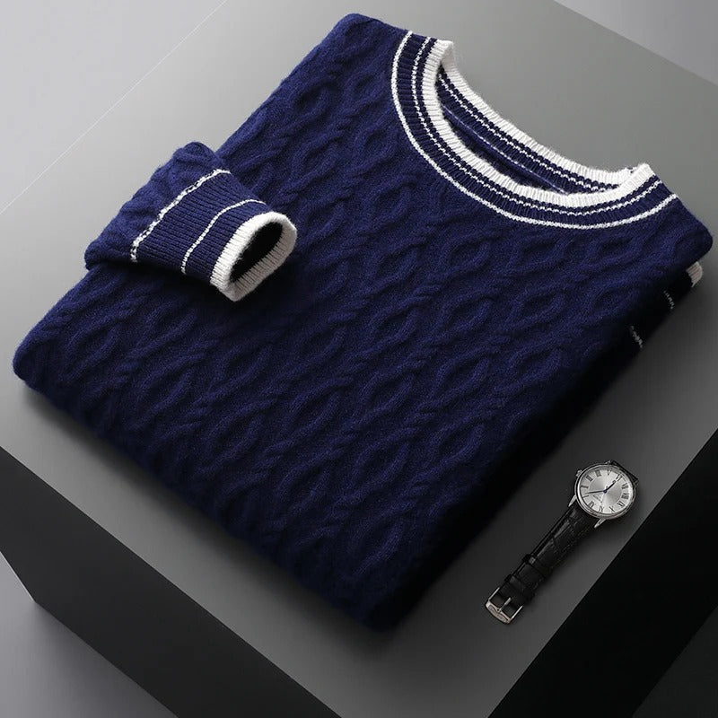 Ridgeknit Wool Sweater