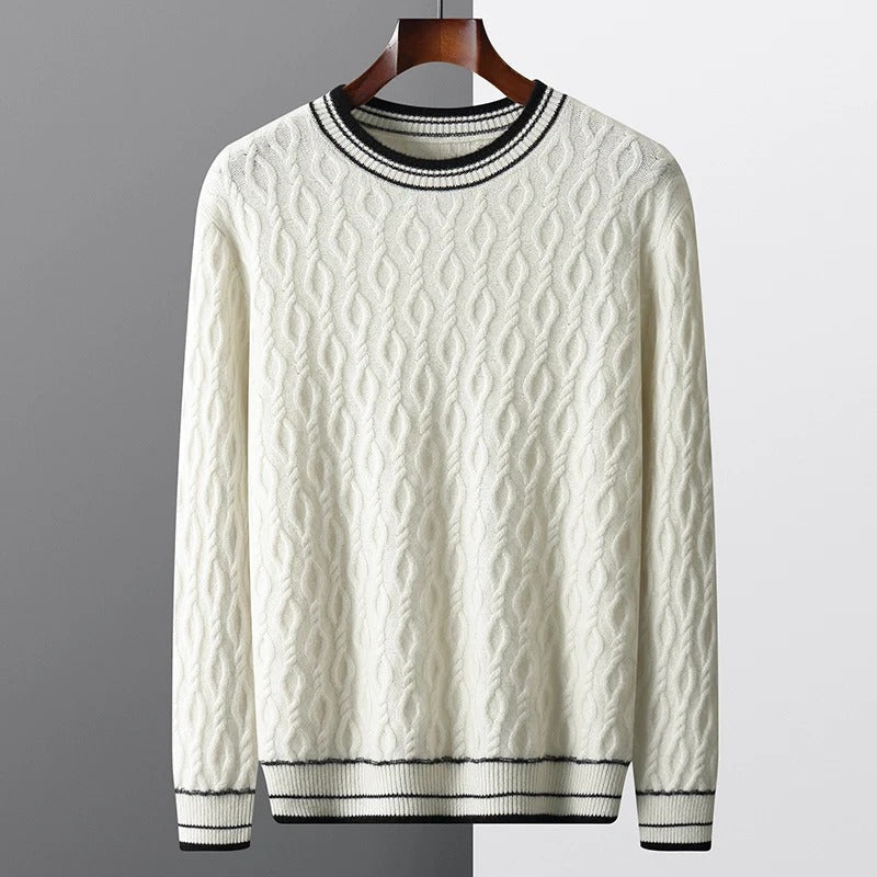 Ridgeknit Wool Sweater