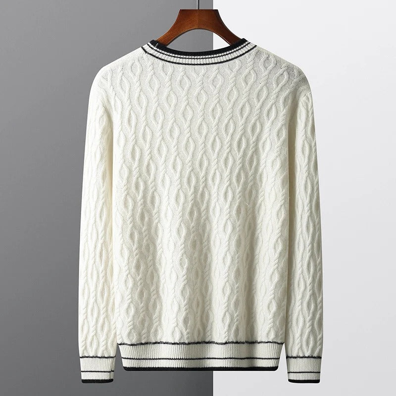 Ridgeknit Wool Sweater
