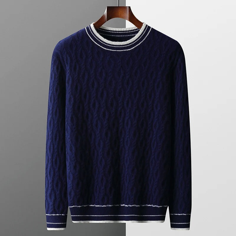 Ridgeknit Wool Sweater
