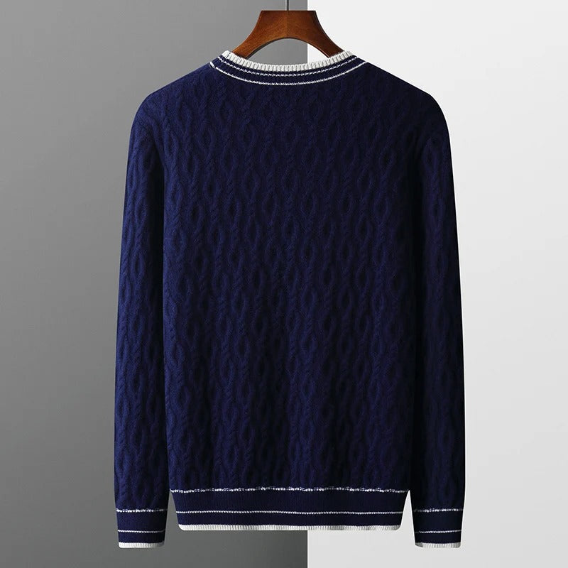 Ridgeknit Wool Sweater