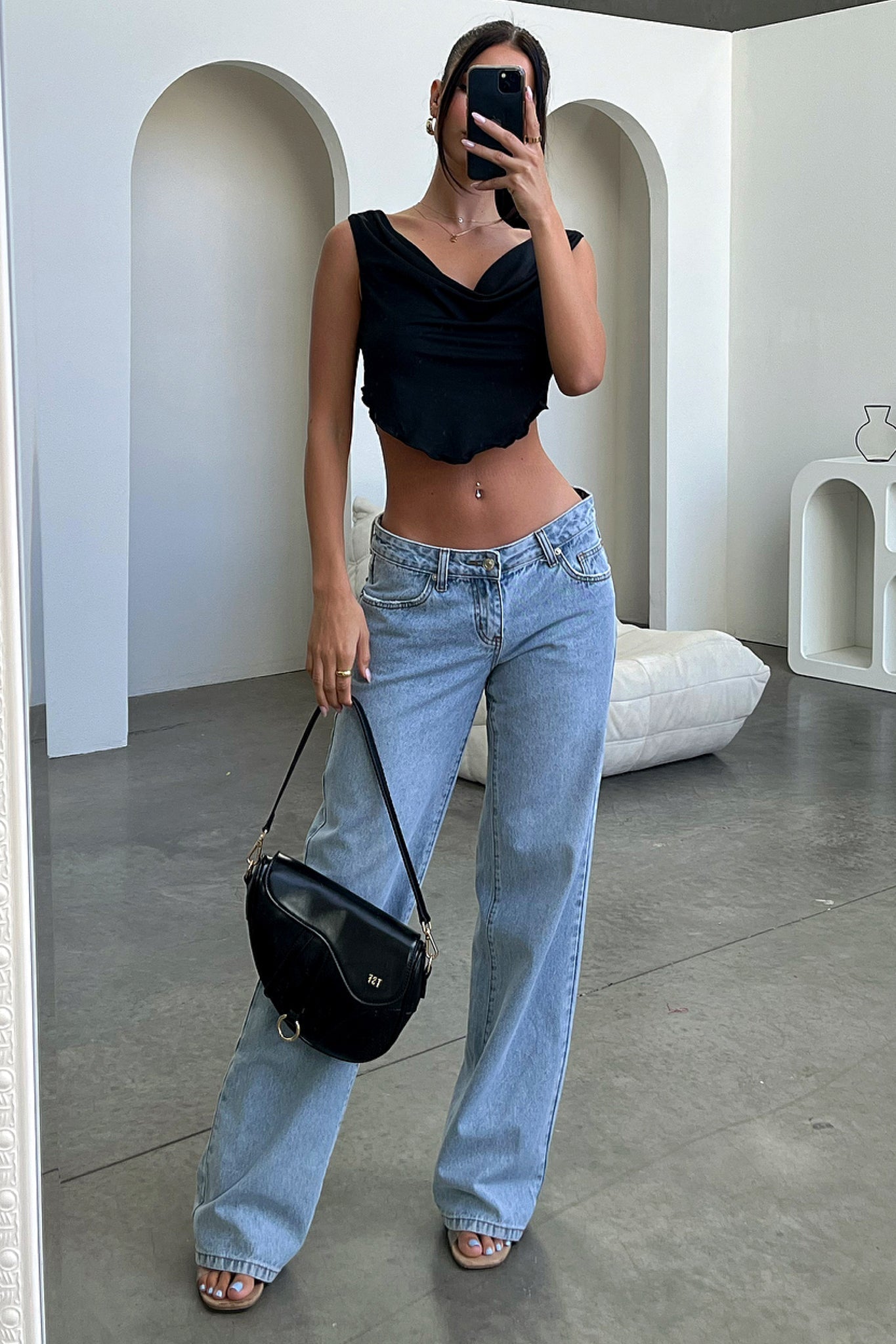 Sculpt Low Rise Jeans - Blue