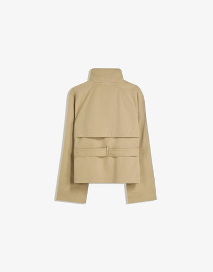 Aurelle Cropped Trench Coat