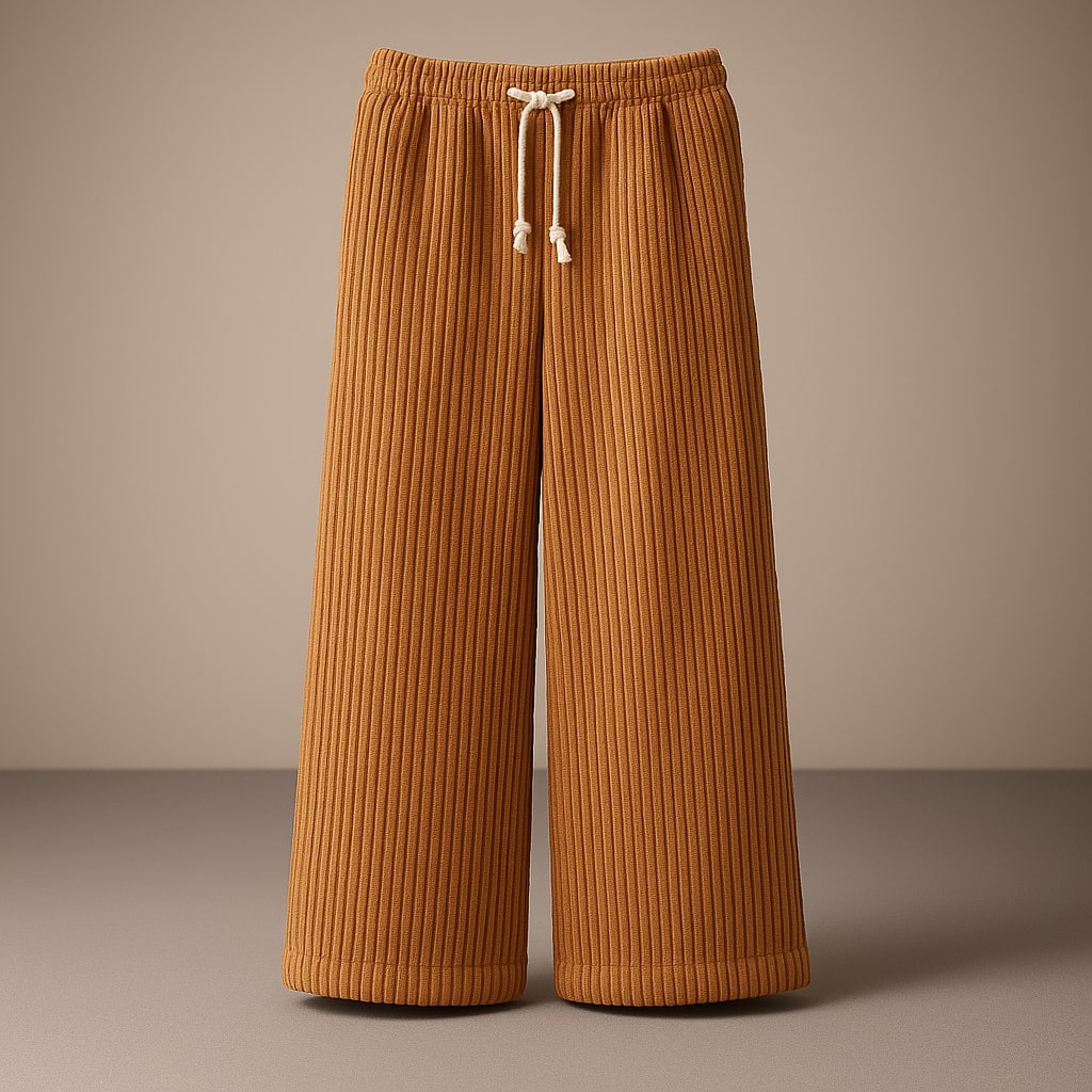 Marco Ribbed Cotton Trousers