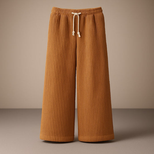 Marco Ribbed Cotton Trousers