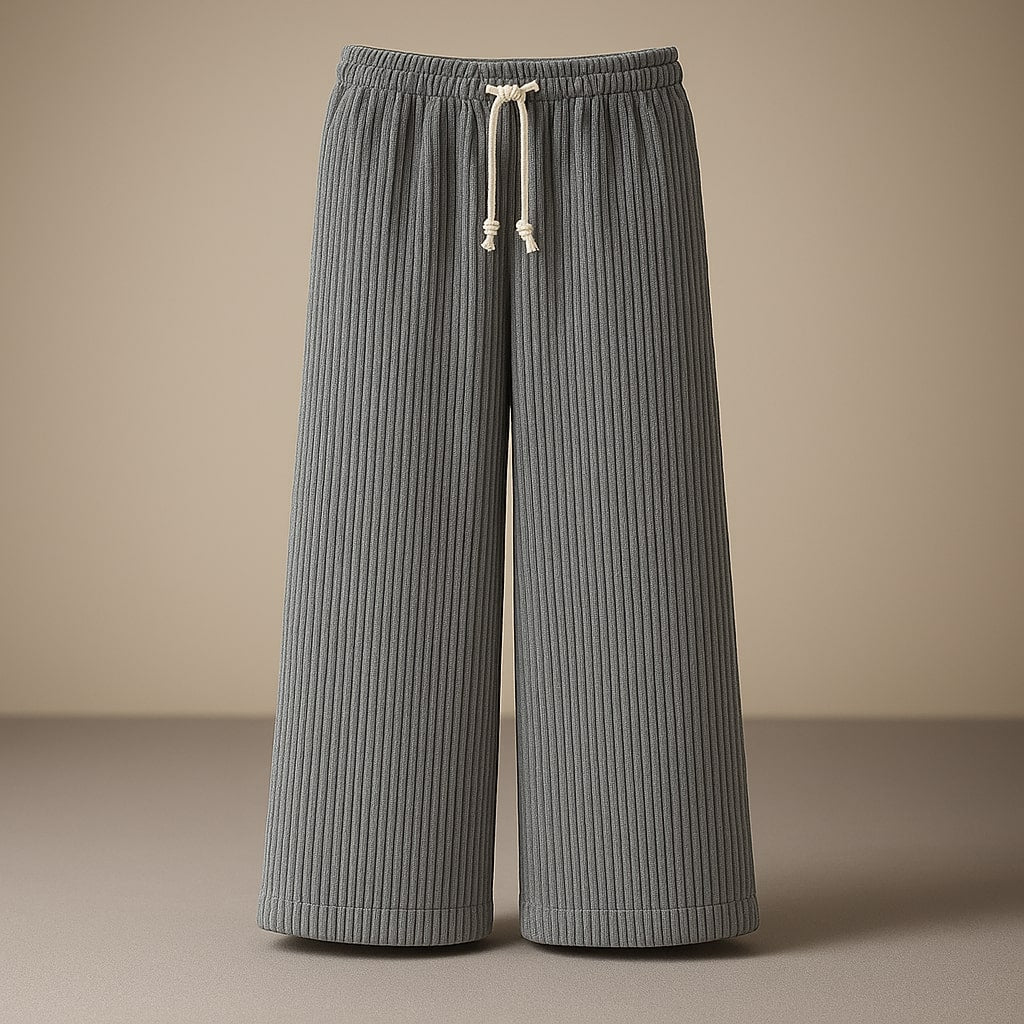 Marco Ribbed Cotton Trousers