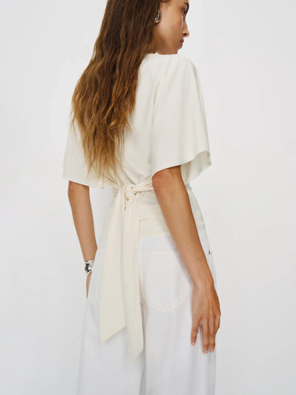 Luna Tie-Back Blouse