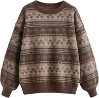 Mocha Nordic Knit