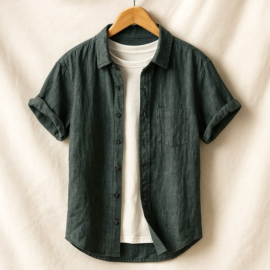 Nico Linen Short Sleeve Shirt
