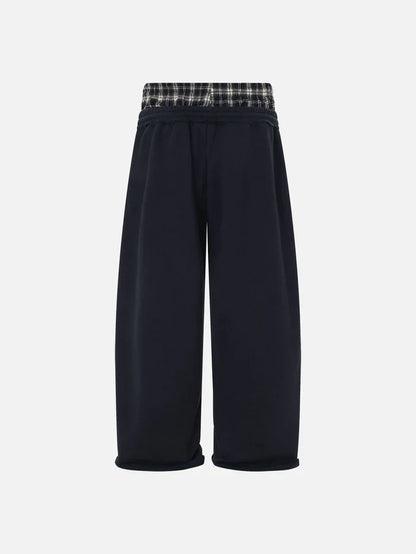 PlaidEase DoubleWaist Pants