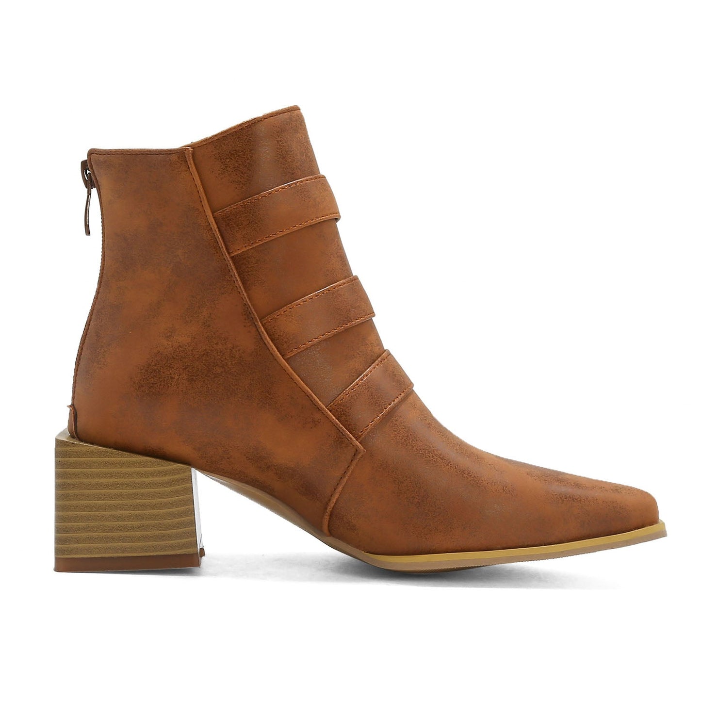 Elodie Buckle Ankle Boots