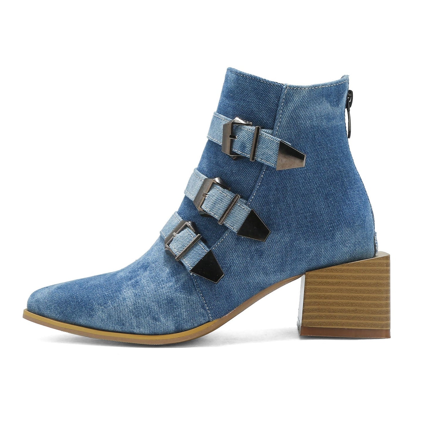 Elodie Buckle Ankle Boots